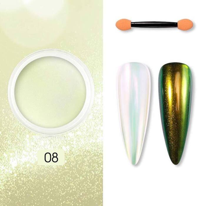 UpLac Nail Powder Mirror Effect AP 01 Green 8gr