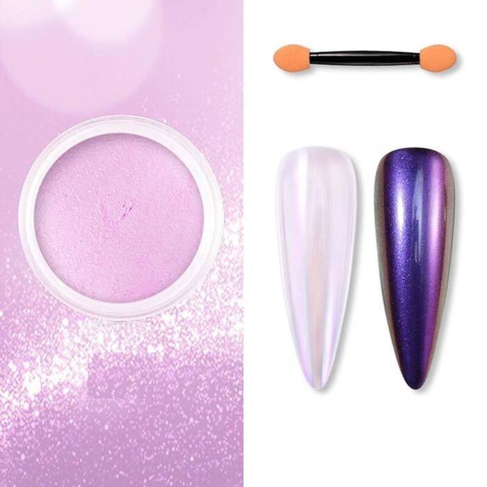 UpLac Nail Powder Mirror Effect AP 03 Purple 8gr