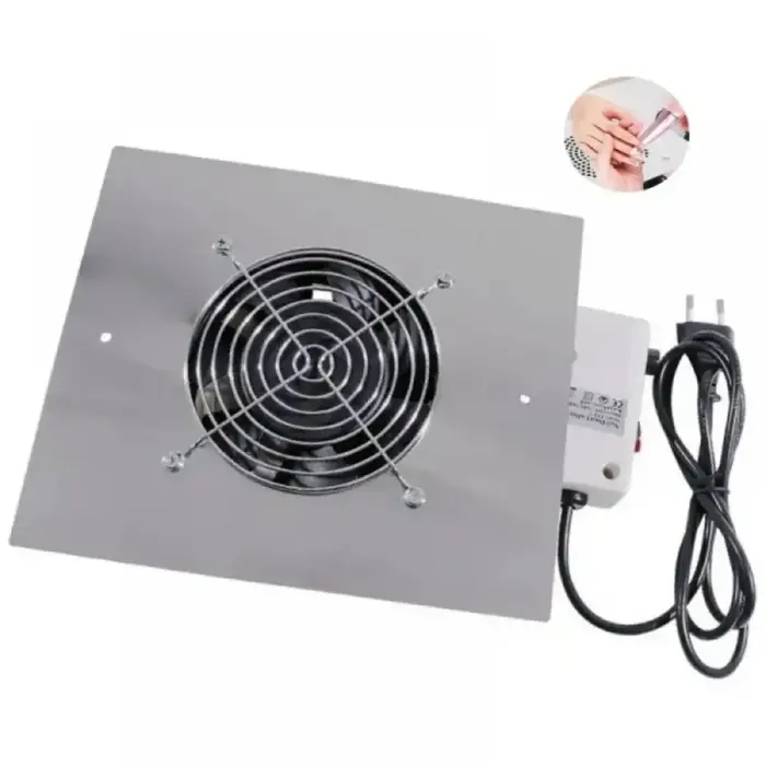 Επαγγελματικός Εντοιχιζόμενος Απορροφητήρας Σκόνης Νυχιών 60watt Inox