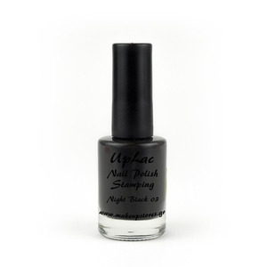 UpLac Βερνίκι Stamping # 03 Night Black 15ml